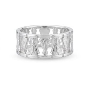 Anel em Prata 925 - Nossa Senhora - Tamanho 16